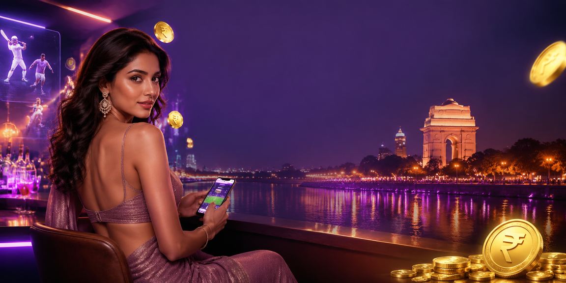 India Gate with rupee currency theme for sports betting