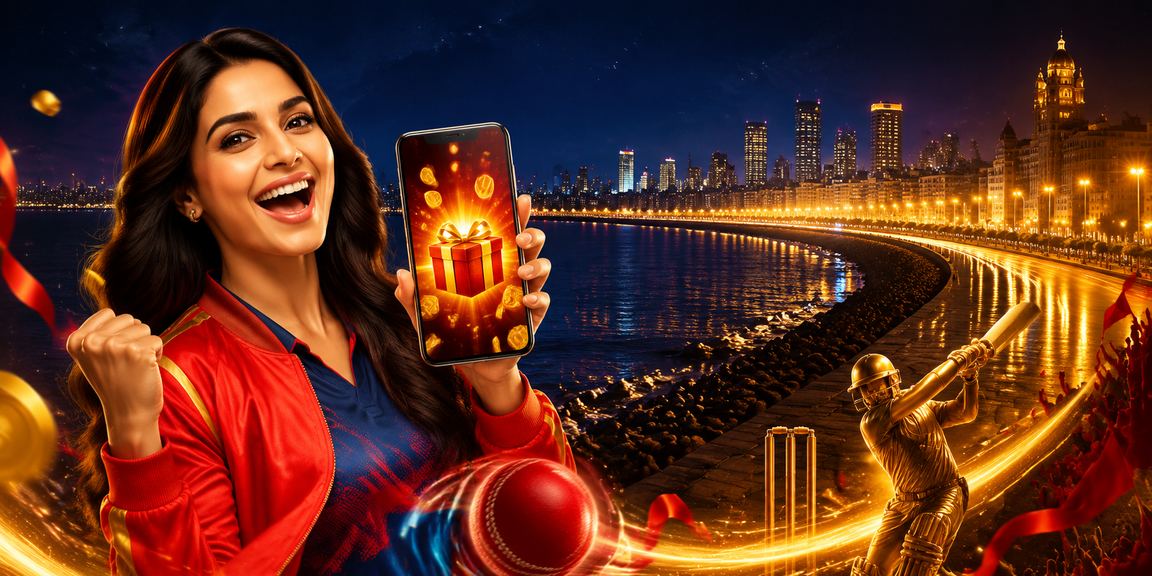 VIP player enjoying cricket betting on mobile at Marine Drive Mumbai