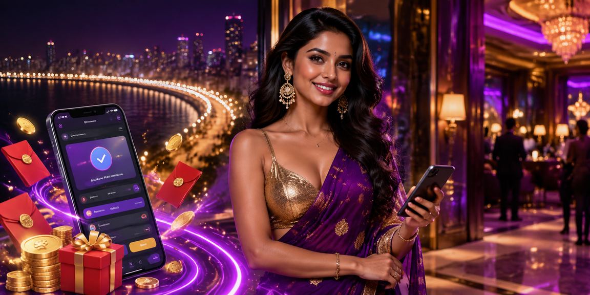 Mumbai Marine Drive night market with festive red envelope bonuses